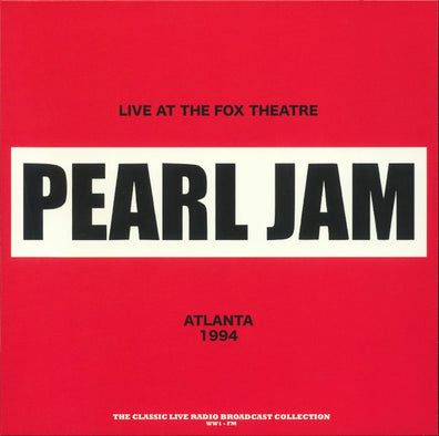 Pearl Jam - Live At The Fox Theatre, Atlanta 1994 (Ltd. Ed. / 180g / Red Vinyl)